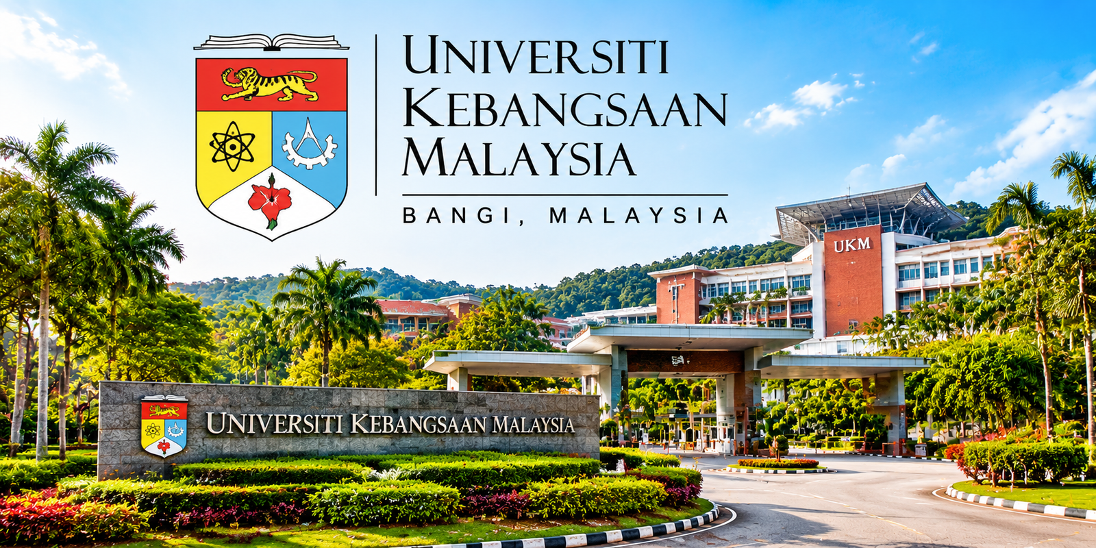Universiti Kebangsaan Malaysia campus entrance