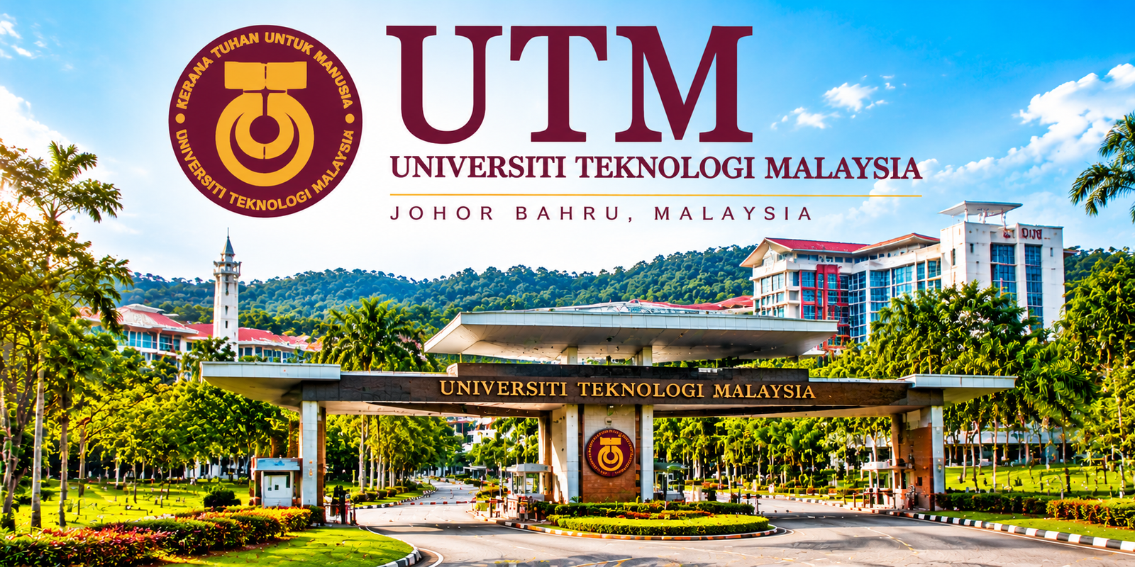 Universiti Teknologi Malaysia campus panorama