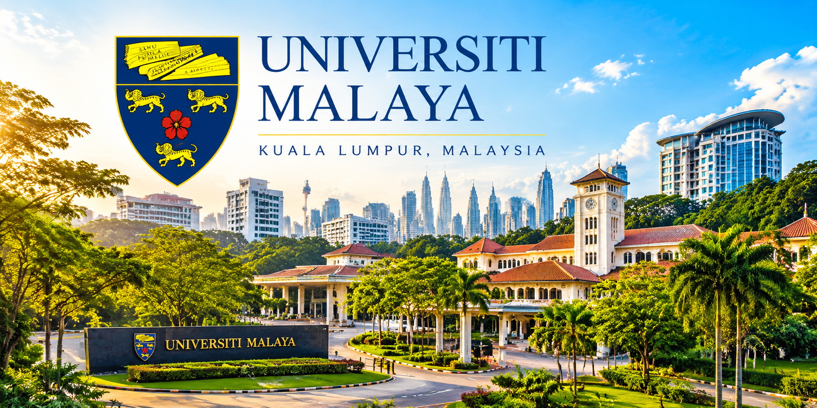 Universiti Malaya campus panorama