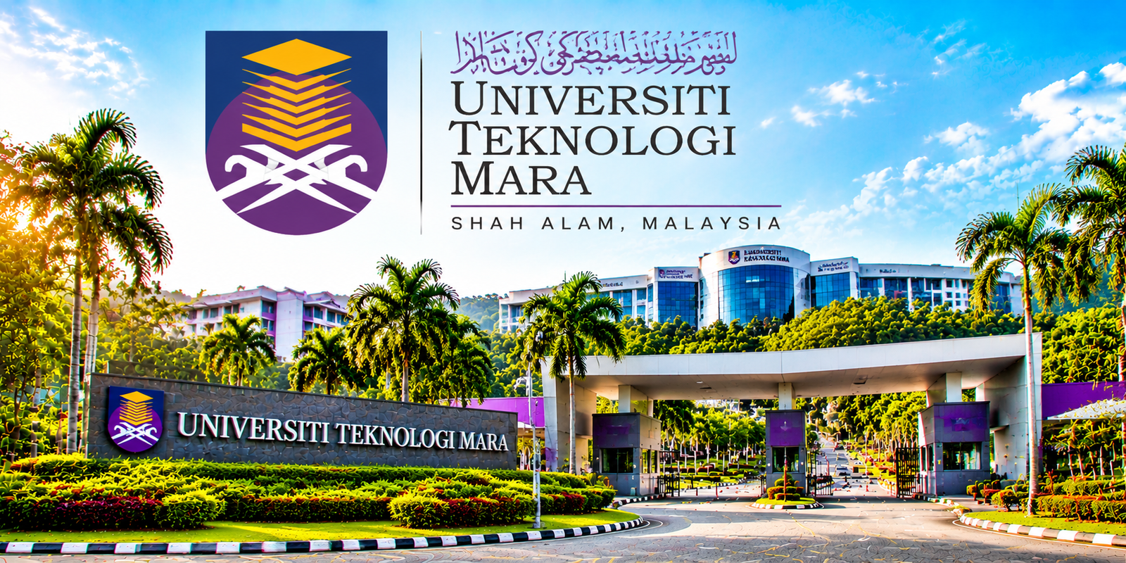 Universiti Teknologi MARA campus entrance
